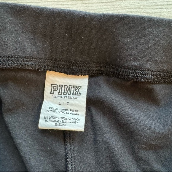 Victoria's Secret Pink Black Leggings Bundle Large - Picture 6 of 6